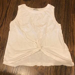Girls white tank top